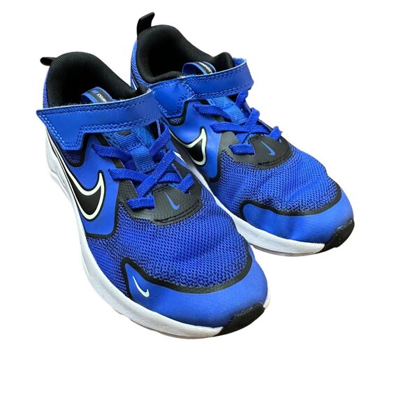 Nike Sneakers Youth Big Kids 2 Blue Cosmic Runner Hook & Loop HM4400-407 - Picture 1 of 8